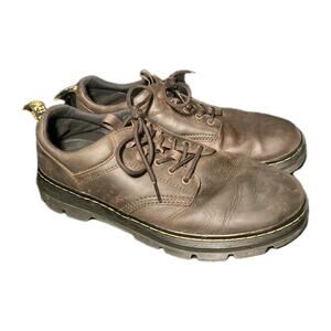 Doc Dr Martens Reeder Brown Leather Oxfords Men’s 13 Grunge Non Slip 90s Work